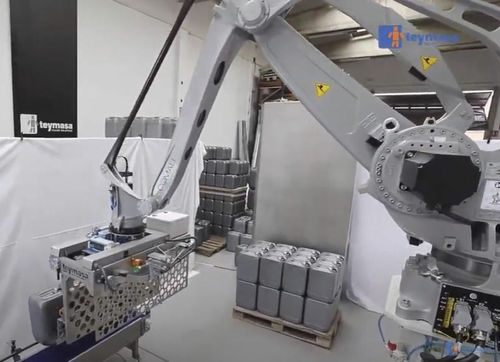Automatischer Entpalettierer - TEYMASA - Roboter / für Fässer / für die Lebensmittelindustrie