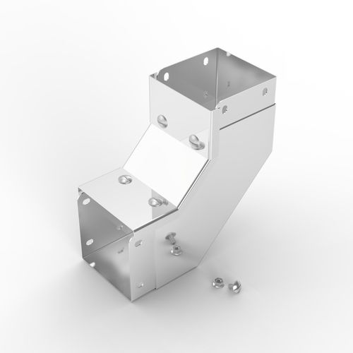 Kabelkanal - P12 50-50 - Electrix International Ltd - polierter Edelstahl / modular / starr