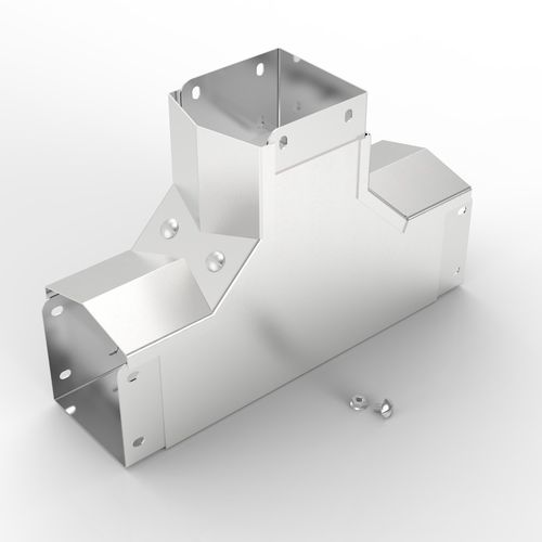 Kabelkanal - AL-S13 75-75 - Electrix International Ltd - gebürsteter Edelstahl / modular / starr