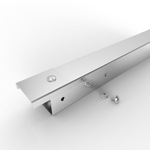 Kabelkanal - P50-50 LT - Electrix International Ltd - polierter Edelstahl / starr