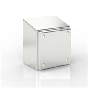 Wandmontiertes Gehäuse - SL15-XTCE10-S316 - Electrix International Ltd - quadratisch / Edelstahl / Industrie