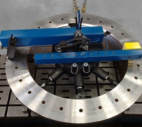 Flanschdrehmaschine mit interner Drosselung - FF7200 - CLIMAX - hydraulisch / pneumatisch