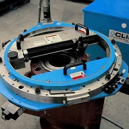 Pneumatische Flanschdrehmaschine - FF2400 - CLIMAX - automatisch / mit externe Drosselung