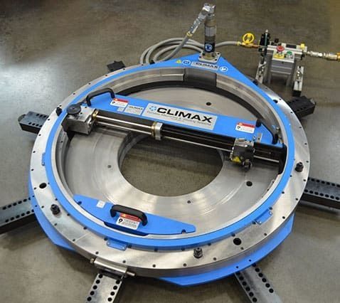 Tragbare Flanschdrehmaschine - FF3600 - CLIMAX - automatisch / mit externe Drosselung / pneumatisch
