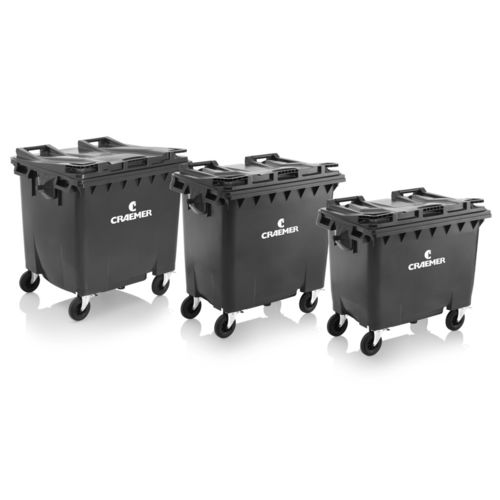 Müllbehälter / 4 Räder - MGBneo⁴ series - Craemer France - Polyethylen / für Industrieprodukte / mit Deckel