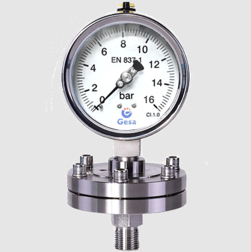 Relativdruckmanometer - M0306S101 series - GESA TERMOMETROS - mit Zifferblatt-Anzeige / Gewinde / für rückseitigen Einbau