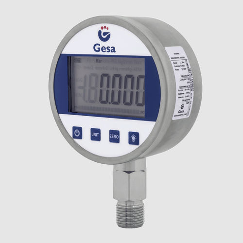 Relativdruckmanometer - MD0906 series - GESA TERMOMETROS - digital / Gewinde / Vertikalmontage