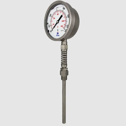 Fühler-Thermometer - D22 series - GESA TERMOMETROS - mit Zifferblatt-Anzeige / IP65 / für Abgas
