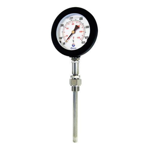 Bimetall-Thermometer - D23RD series - GESA TERMOMETROS - mit Zifferblatt-Anzeige / IP65 / für Abgas