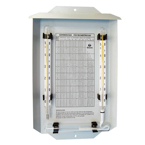 Analoges Psychrometer - 803-4006 - GESA TERMOMETROS - Temperatur / relative Luftfeuchtigkeit