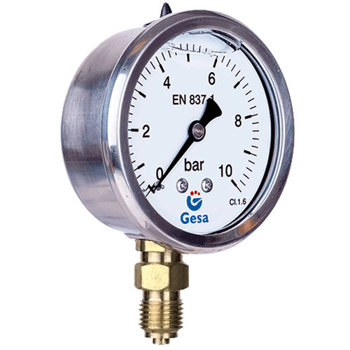 Relativdruckmanometer - M0301 series  - GESA TERMOMETROS - mit Zifferblatt-Anzeige / Gewinde / Flansch