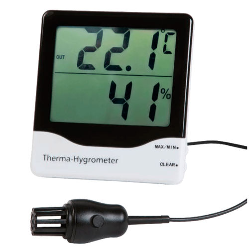 Thermo-Hygrometer / mit LCD-Display - 810-140 - GESA TERMOMETROS - wandmontiert / Temperatur / Feuchte