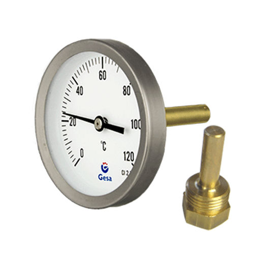 Bimetall-Thermometer - D03D series - GESA TERMOMETROS - mit Zifferblatt-Anzeige / für industrielle Gefriertechnik