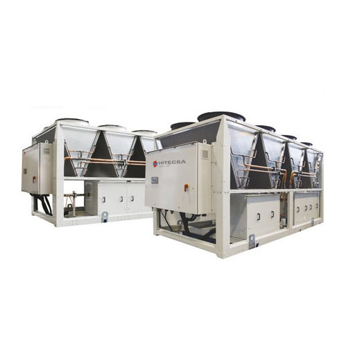 Wasserrückkühler - EQSA - HIPLUS AIRE ACONDICIONADO S.L. - Schraubenverdichter / mit Luftkondensator / Gaskühler