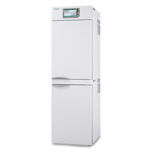 Medizinisch kombinierter Kühl- und Gefrierschrank - PLASMA-LABOR 2T 280 TOUCH - C.F di Ciro Fiocchetti& C.s.n.c. - für Blutkonserven / vertikal / mit 2 Türen