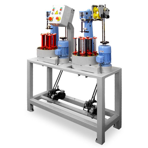 Strick-Flechtmaschine - 8/104 - TALLERES RATERA SA - vertikal / doppelt geflochten / Für Kleidungsstücke