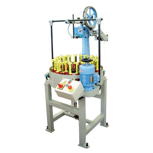 Flechtmaschine für Glas-Geflechtschlauch - 40/80 - TALLERES RATERA SA - vertikal / mit hohlem Geflecht / Glasfaser