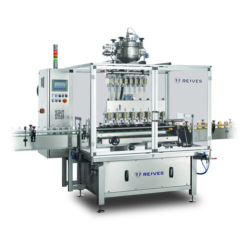 Automatische Füllmaschine - MLF-08-FM - Rejves Machinery S.r.l - für Flaschen / für Nahrungsmittel / für Fruchtsaft