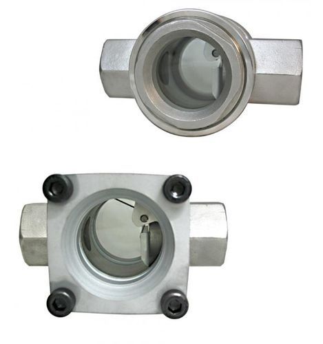Überwachungs-Schauglas - AI.T - ASIT ITALIA - Edelstahl / Vorderseite aus Hartglas / Gewinde
