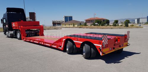 Plattform-Sattelauflieger - Gt Semi Trailers - Ultra-Tieflader / 2-Achsen / angehängt