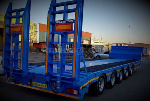 Plattform-Sattelauflieger - Gt Semi Trailers - Ultra-Tieflader / 5-Achsen / angehängt