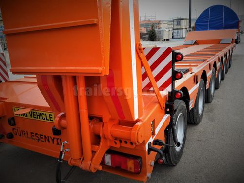 Plattform-Sattelauflieger - Gt Semi Trailers - Ultra-Tieflader / Baustellen / 7-Achsen