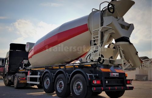 Silo Sattelauflieger - Gt Semi Trailers - für Beton / 3-Achsen / angehängt