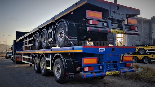 Plattform-Sattelauflieger - Gt Semi Trailers - für Waren / 3-Achsen / 4-Achsen