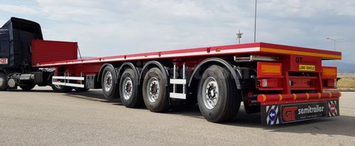 Plattform-Sattelauflieger - Gt Semi Trailers - für Waren / 3-Achsen / 4-Achsen