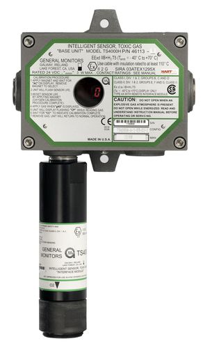 Elektrochemischer Sauerstoffsensor - FM, CSA, ATEX, CE, SIL | TS4000H - General Monitors