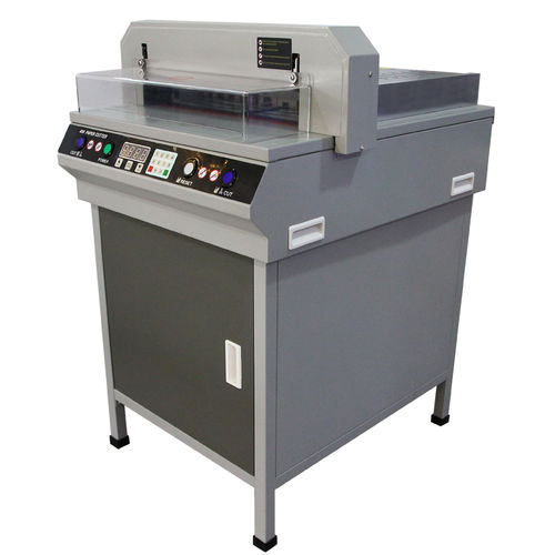 Guillotine-Schneidemaschine - 450VS+ - Seron - elektrisch / mit automatischer Zuführung