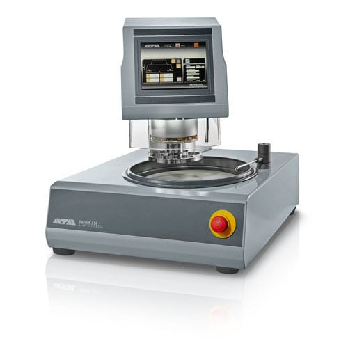Schleif- und Poliergerät / für Metallographielabor - SAPHIR 550  - QATM - Werkbank / Elektro / Pneumatik