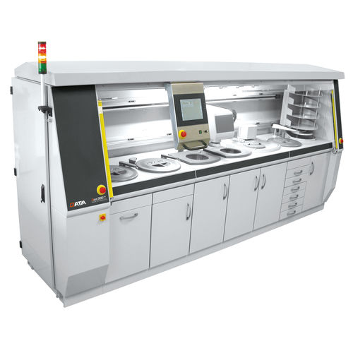 Schleif- und Poliermaschine / für Metallographielabor - QPOL 300 BOT - QATM - metallografische Proben / zur Probenvorbereitung