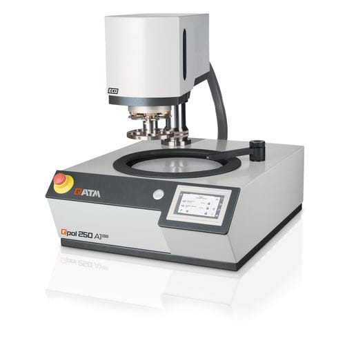 Schleif- und Poliergerät / für Metallographielabor - QPOL 250 A1-ECO - QATM - Werkbank / Elektro / Pneumatik