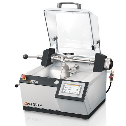 Schneidemaschine für Metallographieanwendungen - QCUT 150 A - QATM - Rundmesser / mit NC-Unterstützung / Schleifmaschine