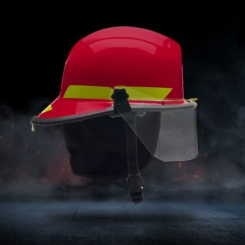 Helm für die Feuerwehr - LTX - naffco - gelb / rot / schwarz