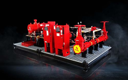 Pumpeneinheit auf Rahmen montierte - NF-FP series - naffco - Zentrifugal / Wasser / elektrisch