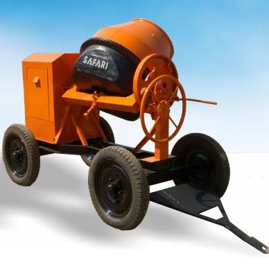 Elektrischer Betonmischer - SAFARI 1000-HF - Safari Construction Equipments Private Limited - dieselbetrieben / mobil / traditionell