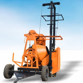 Dieselbetriebener Betonmischer - SAFARI 1000 MCL - Safari Construction Equipments Private Limited - mobil