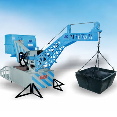 Festinstallierter Kran - JKMINI series - Safari Construction Equipments Private Limited - Spitzenausleger / für Gebäudefassaden / für Hubanwendungen