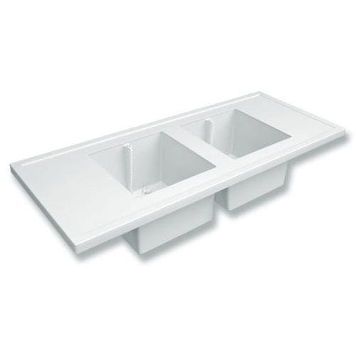 Labortisch mit Waschbecken - TOP1560W443 series - PLASTIFER