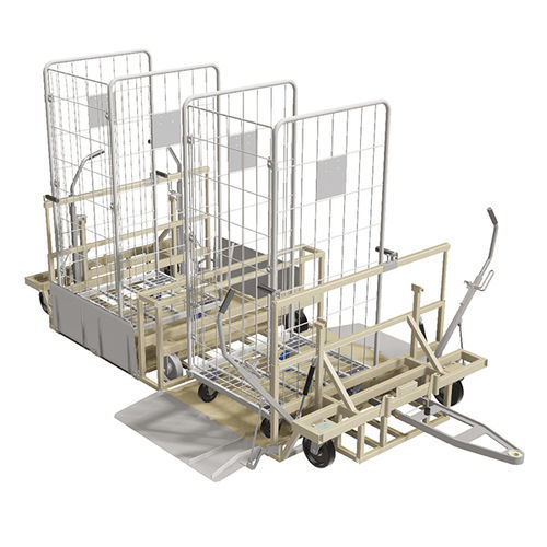 Plattformanhänger - 123474 - EUROPE METAL FIL - für Industriematerial / 3-Achsen