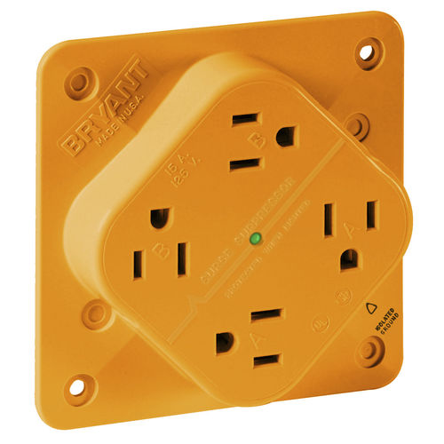 Wandmontierte Steckdose - 1254IGO - Bryant - zweipolig / Industrie / RoHS