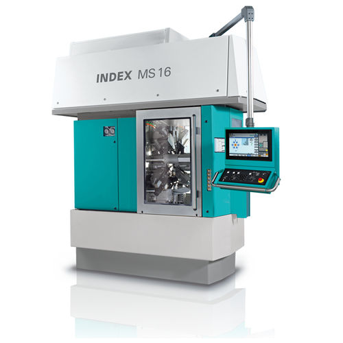 CNC-Drehmaschine - MS16 series - INDEX FRANCE - 2-Achs / Mehrspindel / 12 Werkzeuge