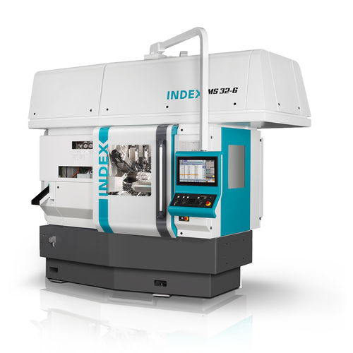 CNC-Drehmaschine - MS32-6 - INDEX FRANCE - 2-Achs / hydrostatisch / Mehrspindel