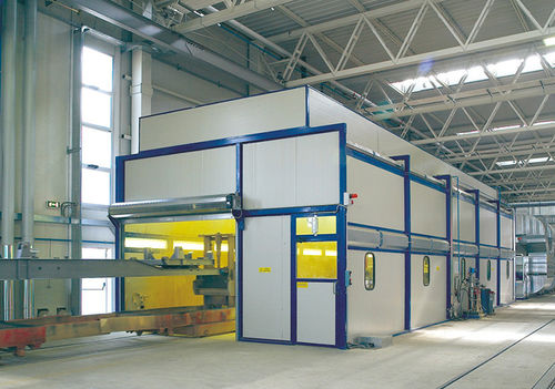 Geschlossene Lackierkabine - SAVIM EUROPE - für LKW / automatisch / Frische Farbe