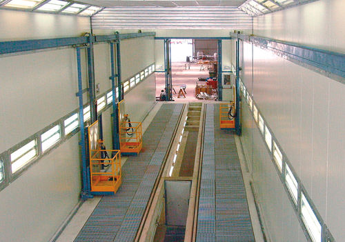 Geschlossene Lackierkabine - for trains - SAVIM EUROPE