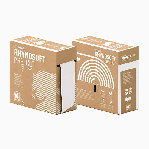 Aluminiumoxid-Schleifmittel - RHYNOSOFT PRE-CUT - INDASA - Papier / Harz / robust