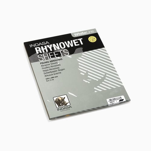 Aluminiumoxid-Schleifmittel - RHYNOWET WHITE LINE - INDASA - Papier / Harz / robust