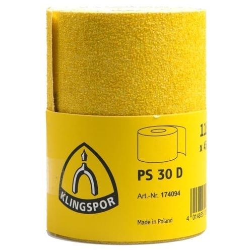 Aluminiumoxid-Schleifrolle - PS 30 D  - KLINGSPOR - Papier / Harz / für Holz